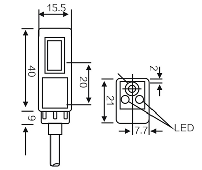 G16 photoelectric sensor 10